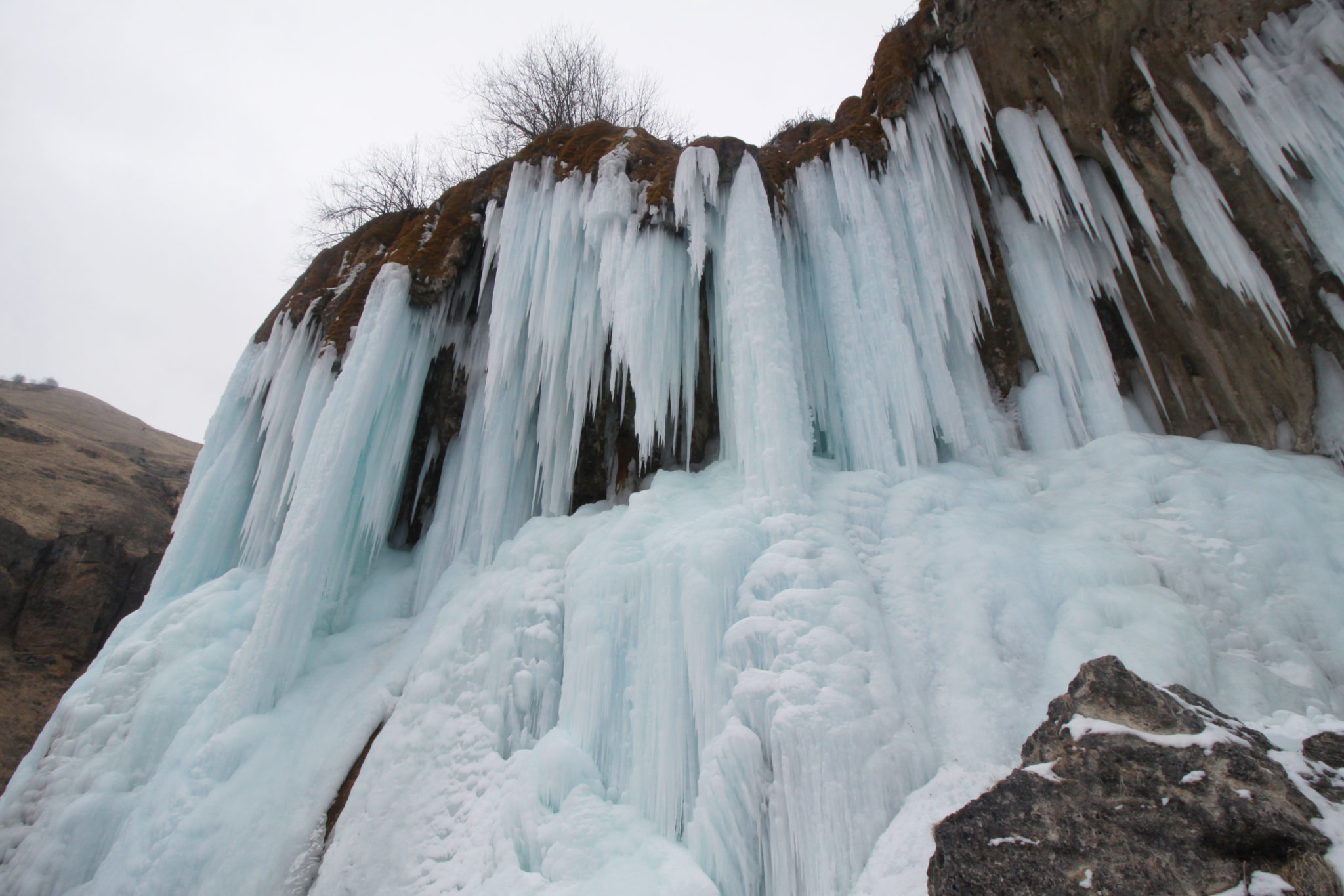 Замерзшие водопады Кабардино Балкария